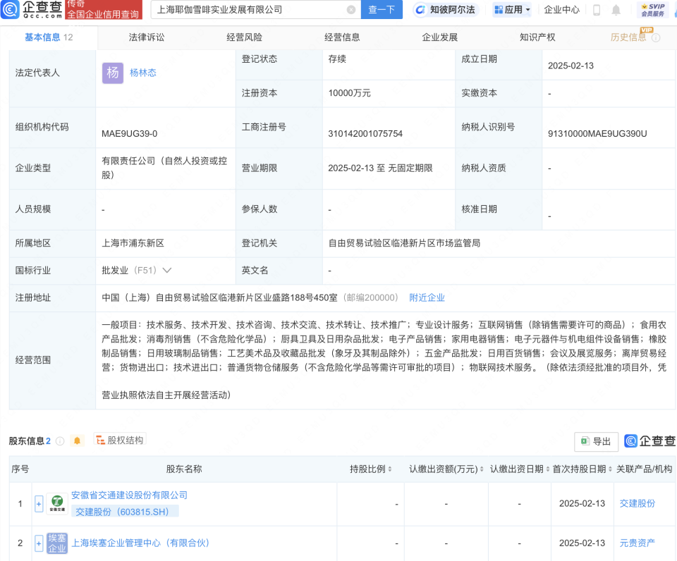 交建股份投資布局新賽道，新設實業(yè)發(fā)展公司聚焦廚具衛(wèi)具及日用雜品