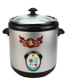 德信 銀色全國聯保電腦式電燉鍋 品質廚具，智能煲燉之選